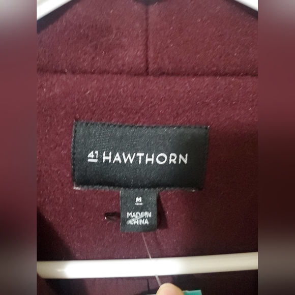 41 Hawthorn Women's Cassandra Moto Coat Belted Coat NWT - Picture 6 of 7